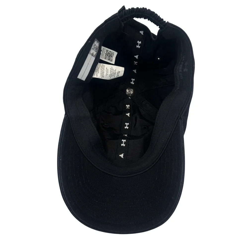 Under Armour Project Rock‎ Youth Hat Brahma Bull Logo Cotton Black OSFM Kids Cap